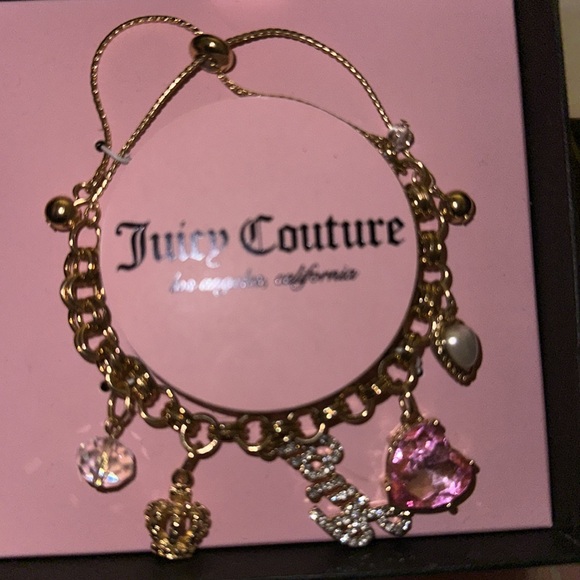 Juicy Couture Charm Bracel Gold tone - Picture 2 of 4